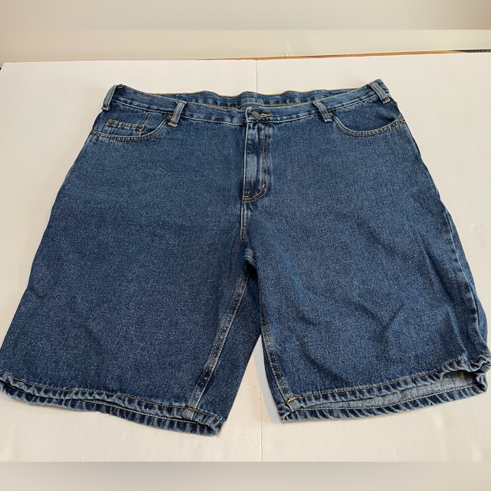 Mens RK Medium Wash Indigo Jean Shorts Size 42